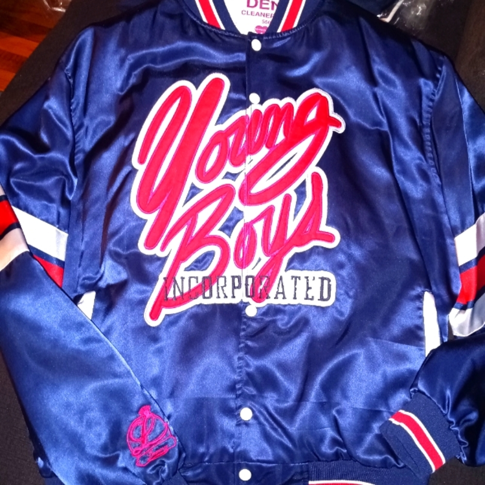 Young Boys Incorporated (YBI) Starter type jacket.